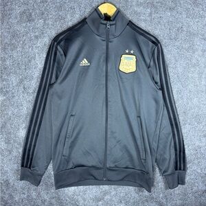 Argentina MESSI Track Top Jacket Longsleeve 2014 Football Soccer Adidas Mens M